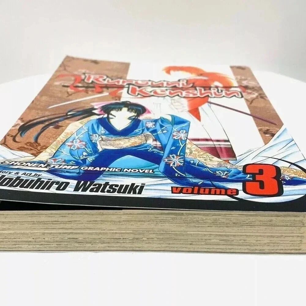 RUROUNI KENSHIN Graphic Novel Story & Art By Nobuhiro Watsuki Vol. 3 Paperback - Picture 4 of 10